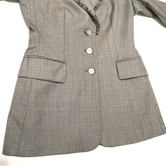 Escada Ermenegildo Zegna Woman 100% New WOOL Blazer Coat Jacket Size: 34 US S - Picture 9 of 16